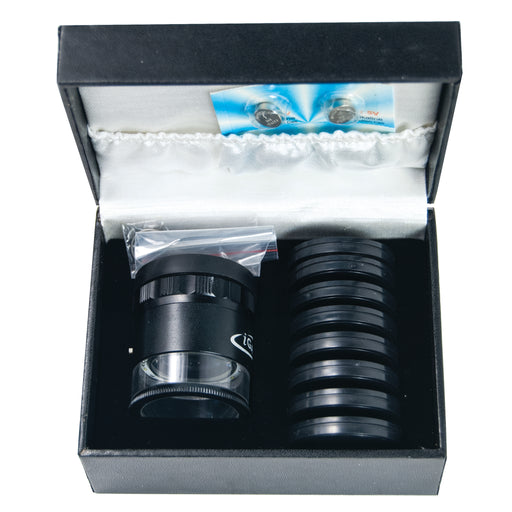 10X LED Lighted Pocket Optical Comparator Set