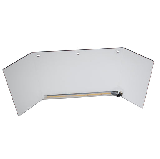 Visorguard-LED™ Replacement Shield, 16" w x 8" h w/ 10" LED Strip