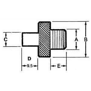 U.N.C. Size Hole Location Plugs (Inch)