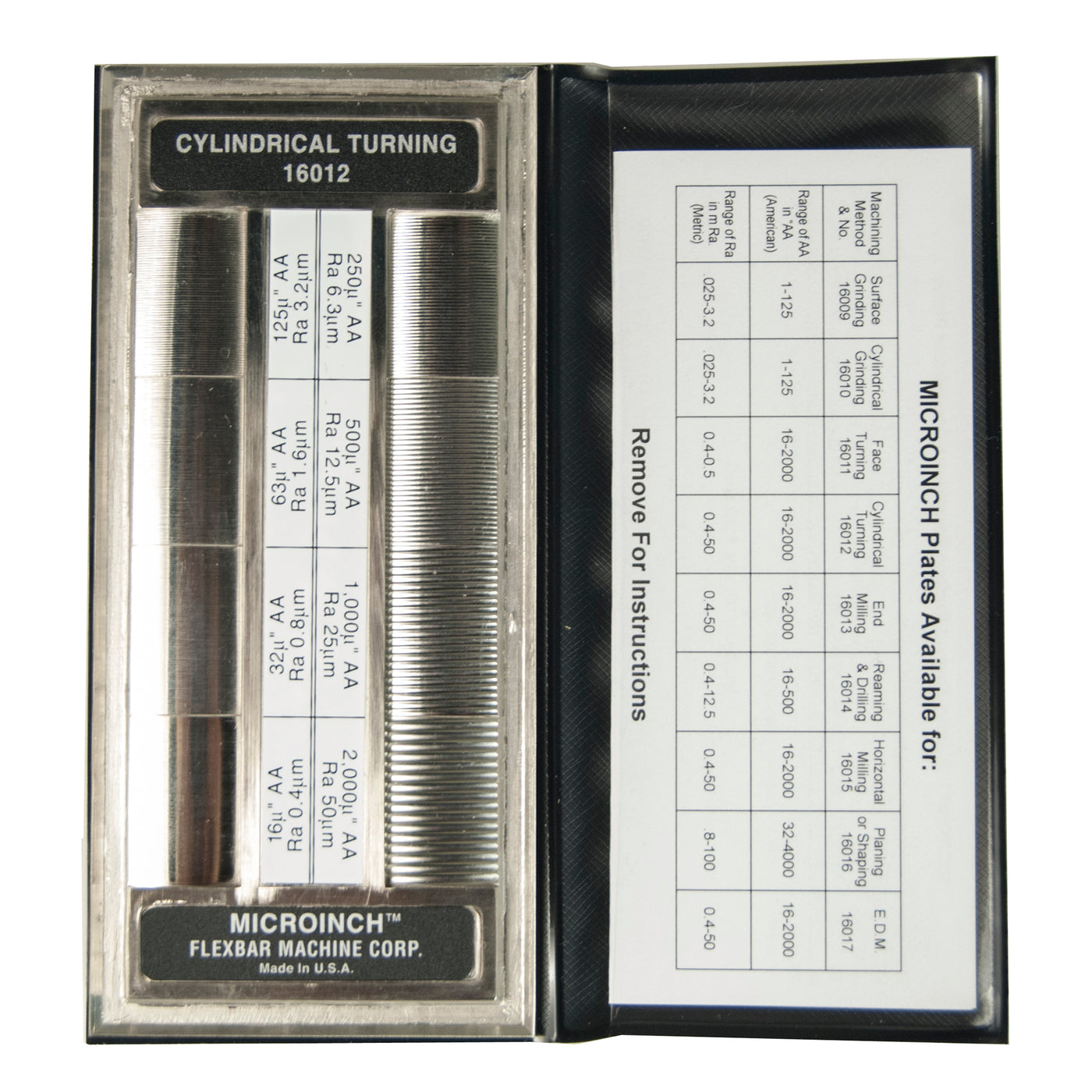 Micro Inch Comparator Microinch™ Comparator Plates — Flexbar Machine Corporation