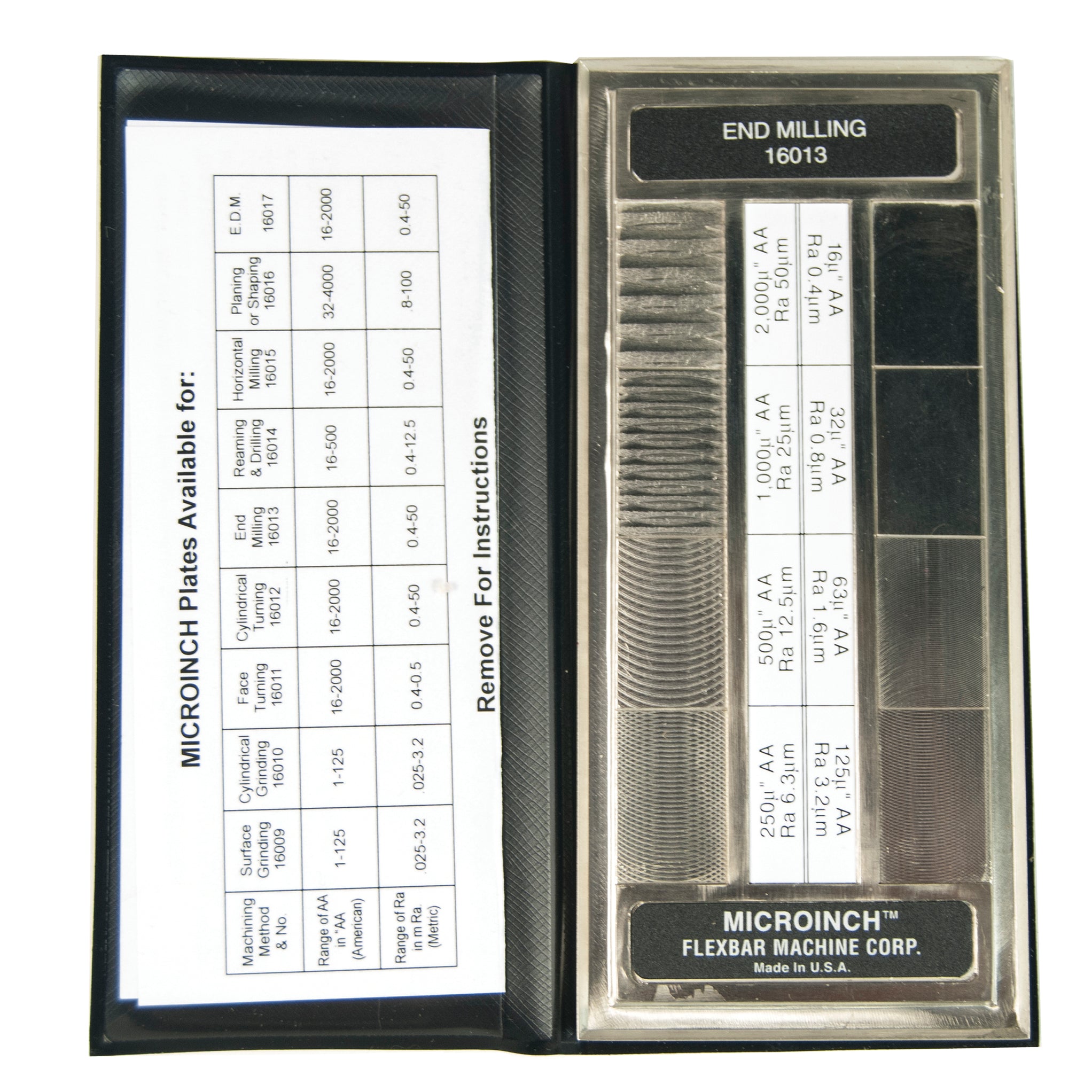 20 Microinch Microinch™ Comparator Plates — Flexbar Machine Corporation