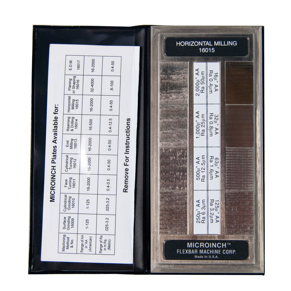 Micro Inch Comparator Microinch™ Comparator Plates – Flexbar Machine Corporation