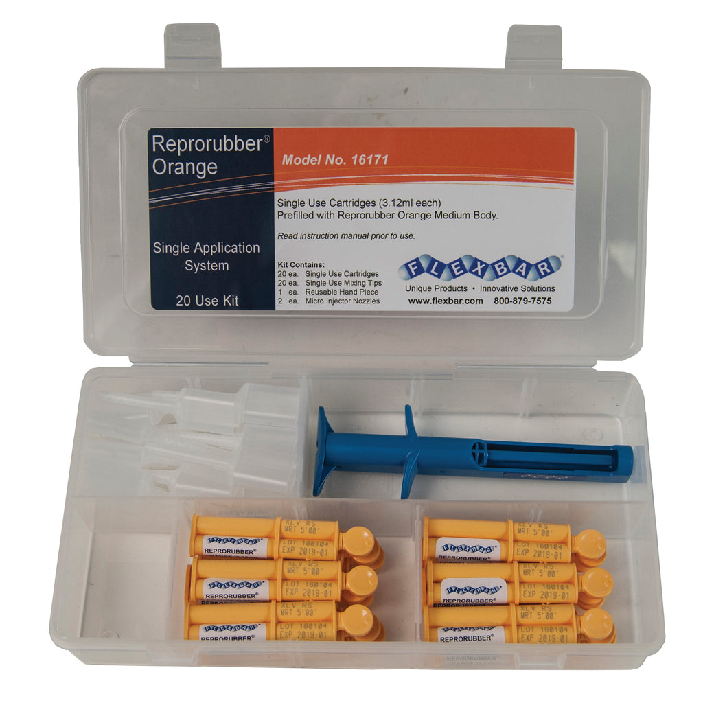 Reprorubber Putty Sample Kit Replica Proofing & Inspection - Reprorubber, Facsimile — Flexbar ...