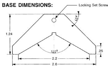 V-Angle Dial Depth Gage Base