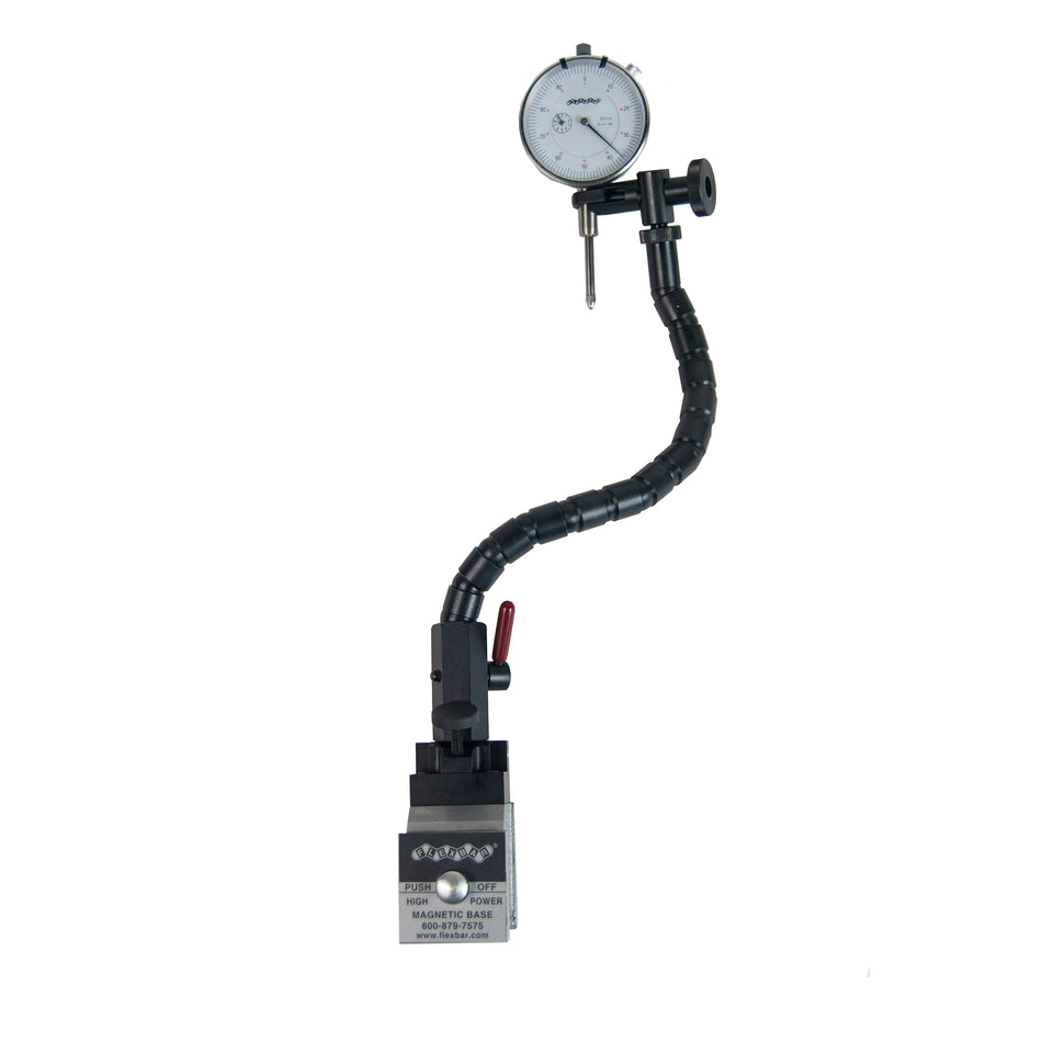 Original Flexbar® Mag Base with Fine Adjustor sold with 1" Indicator