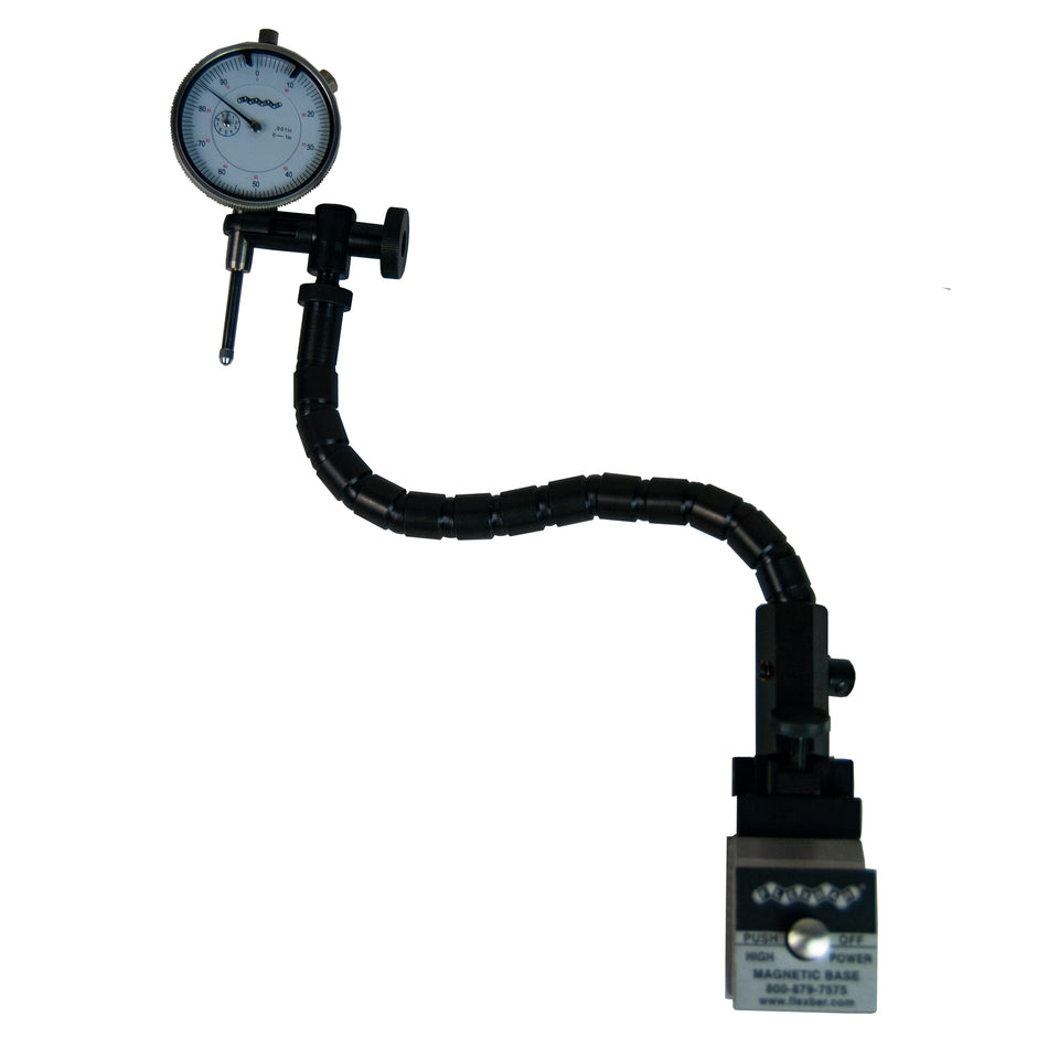 Original Flexbar® Mag Base with Fine Adjustor sold with 1" Indicator