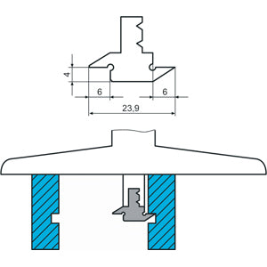 Insert for DIGI-MET Depth Gage