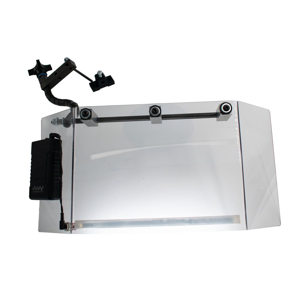 Flexbar Visorguard-LED™ with 12V Direct Wire Wall Transformer