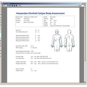 Harpenden Skinfold Caliper Software